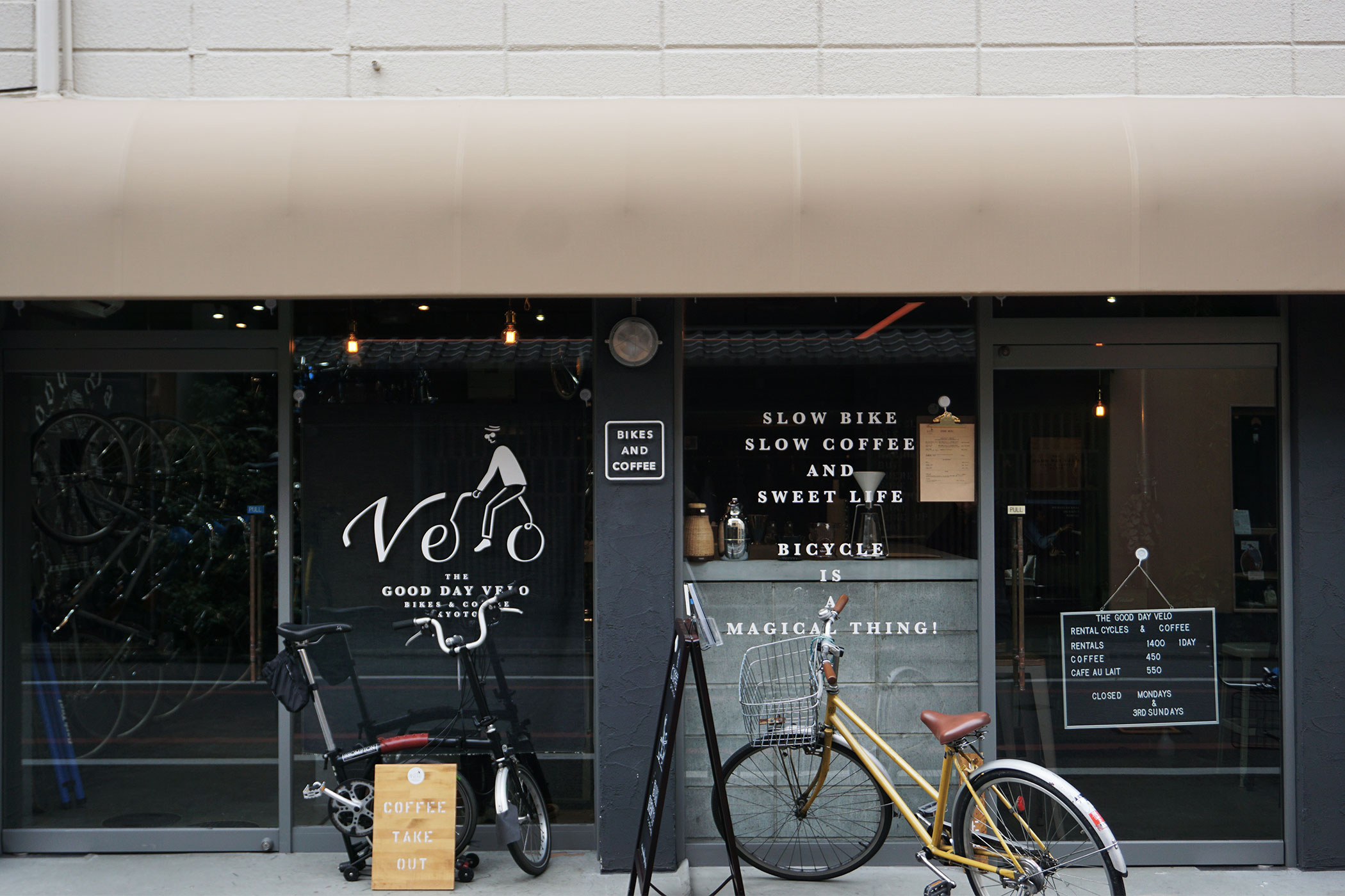 THE GOOD DAY VELO BIKE & COFFEE KYOTO 京都といえば自転車！スペシャルティコーヒーが味わえるレンタサイクルショップ